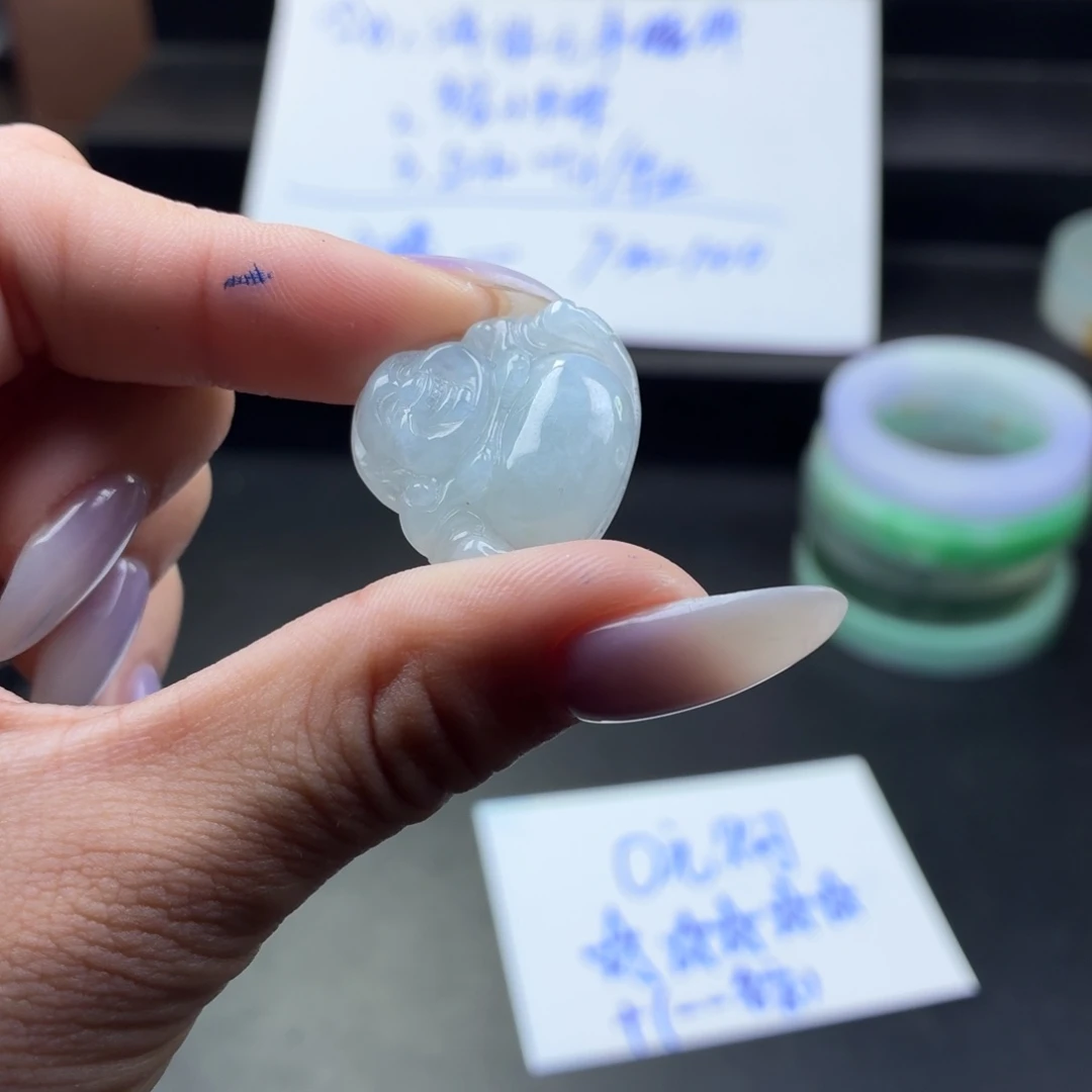 翡翠未镶嵌挂件翡翠