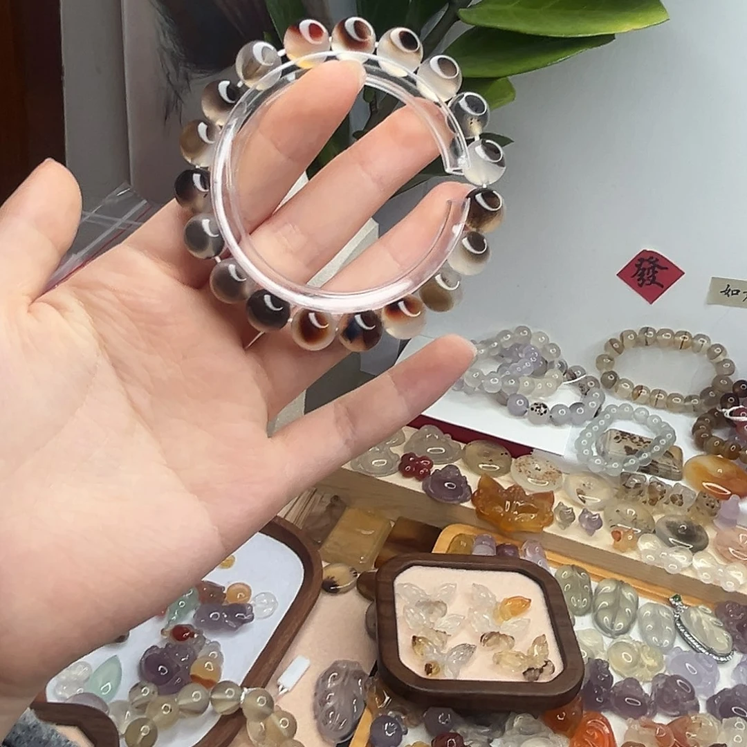 玛瑙/玉髓合金颈饰