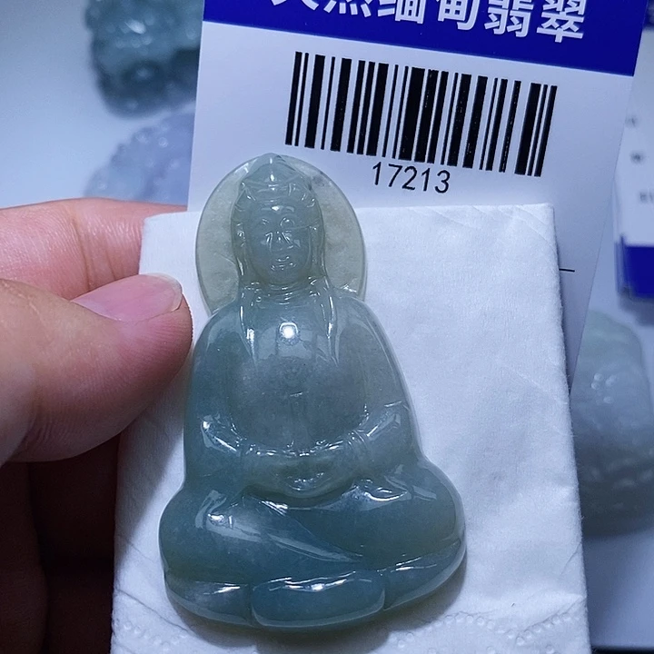 翡翠未镶嵌颈饰天光墟翡翠市场现金代购