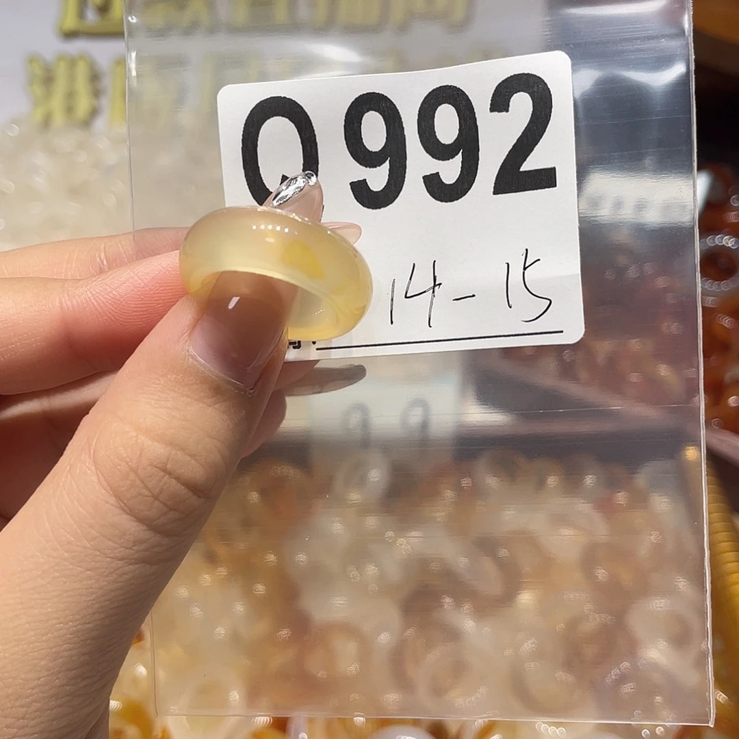 未镶嵌戒指玛瑙/玉髓992