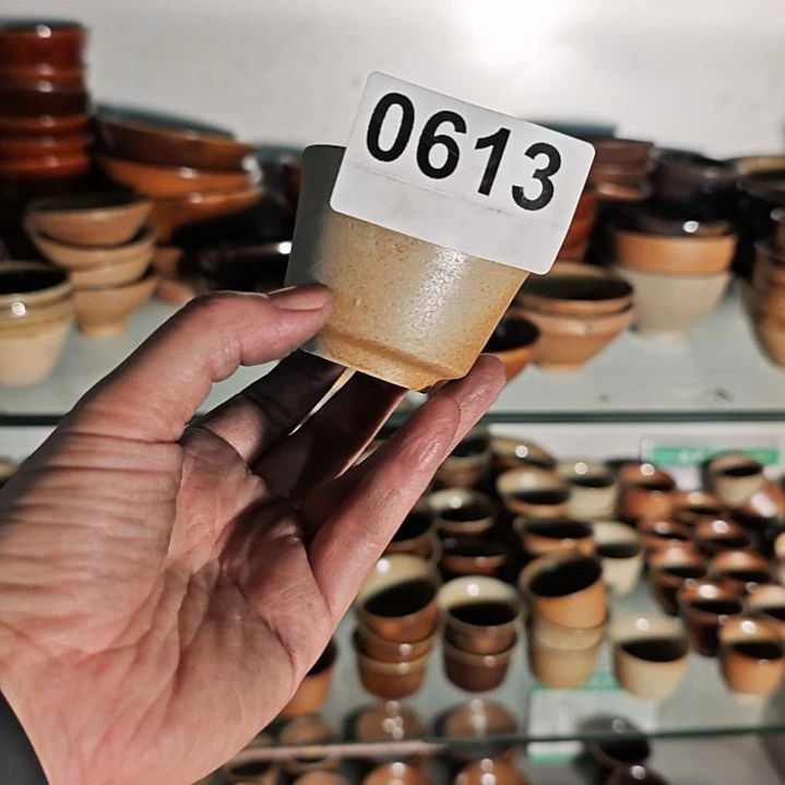 米***空瓷片0613，柴烧手工茶杯