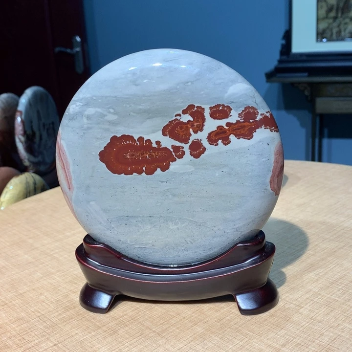 ，广西国画石摆件，收藏观赏