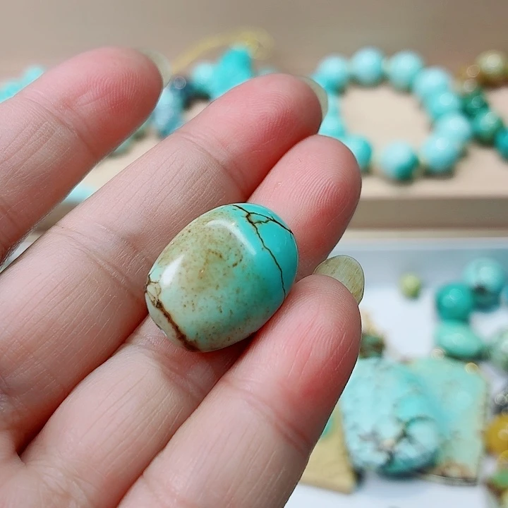 燕***l绿松石未镶嵌吊坠(不含链)