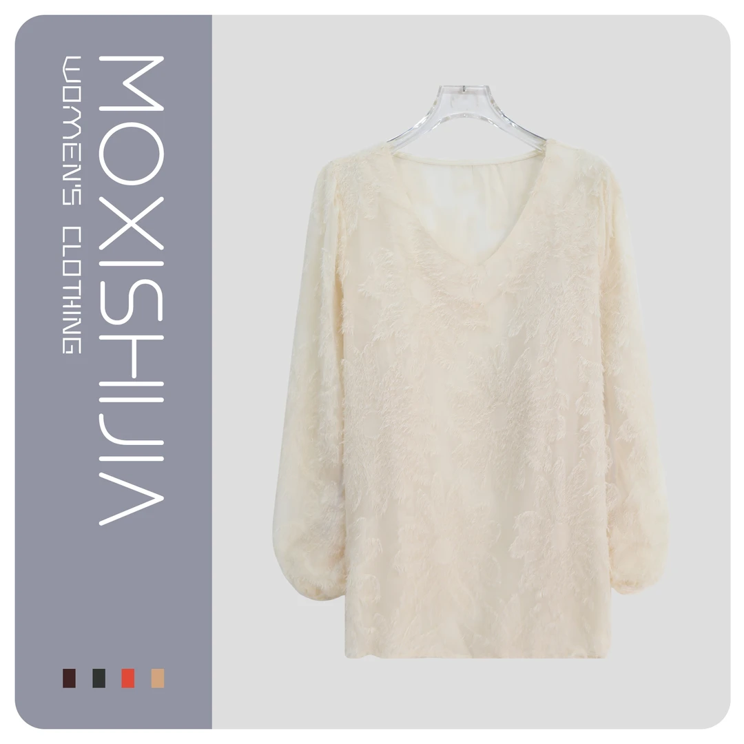 新款法式高级感时尚休闲宽松百搭衬衫S1574