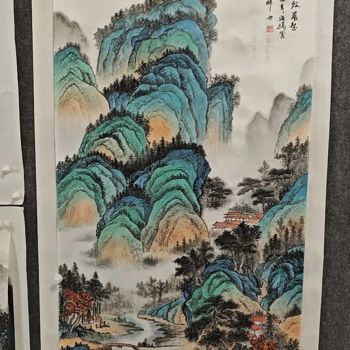国画贾海瑞老师现场定制