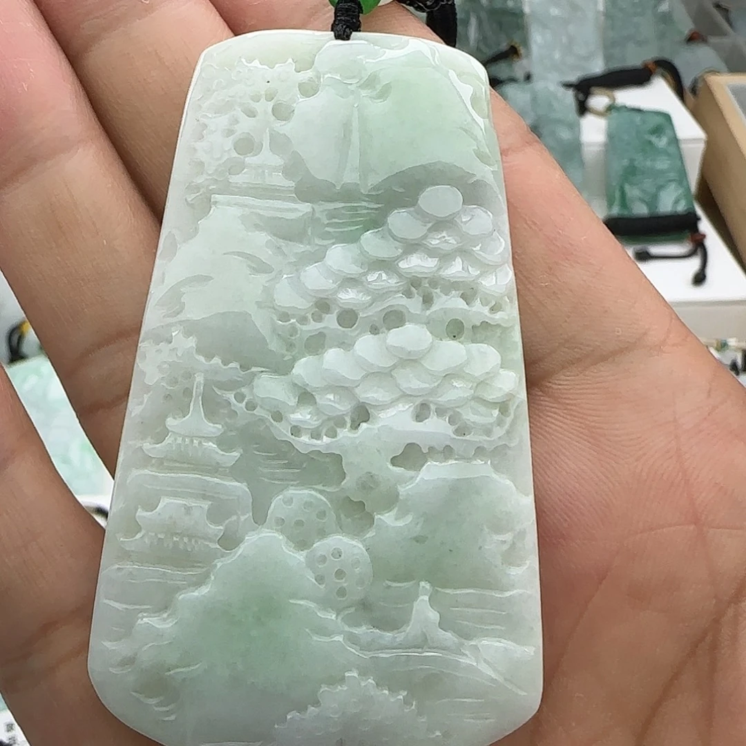 颈饰未镶嵌翡翠翡翠