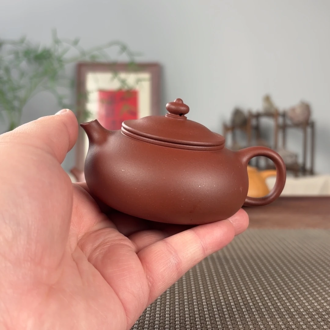 冰***丶紫砂茶壶微瑕黄龙山原矿紫砂壶