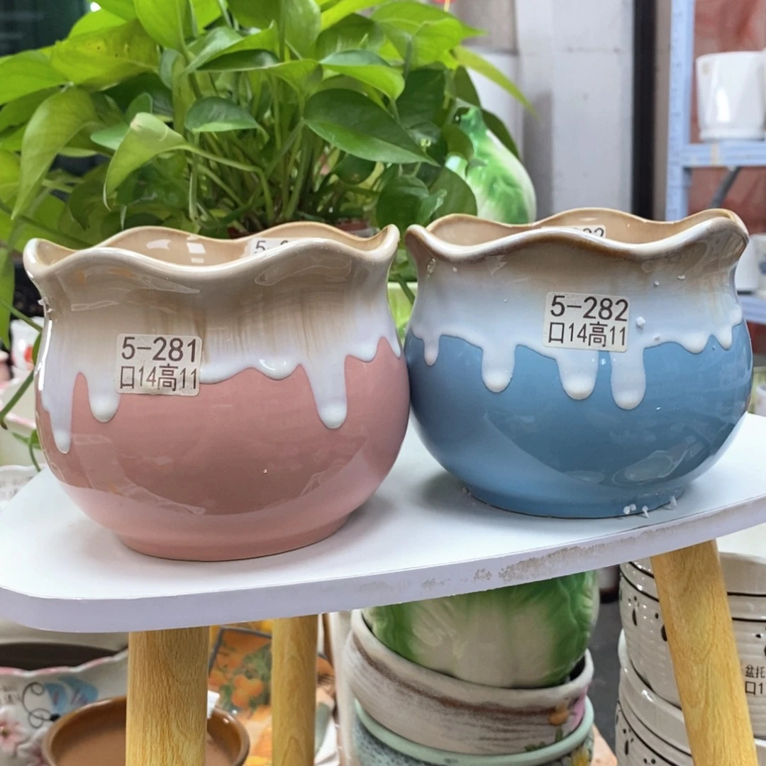 @夏西陶瓷花盆@@6281282
