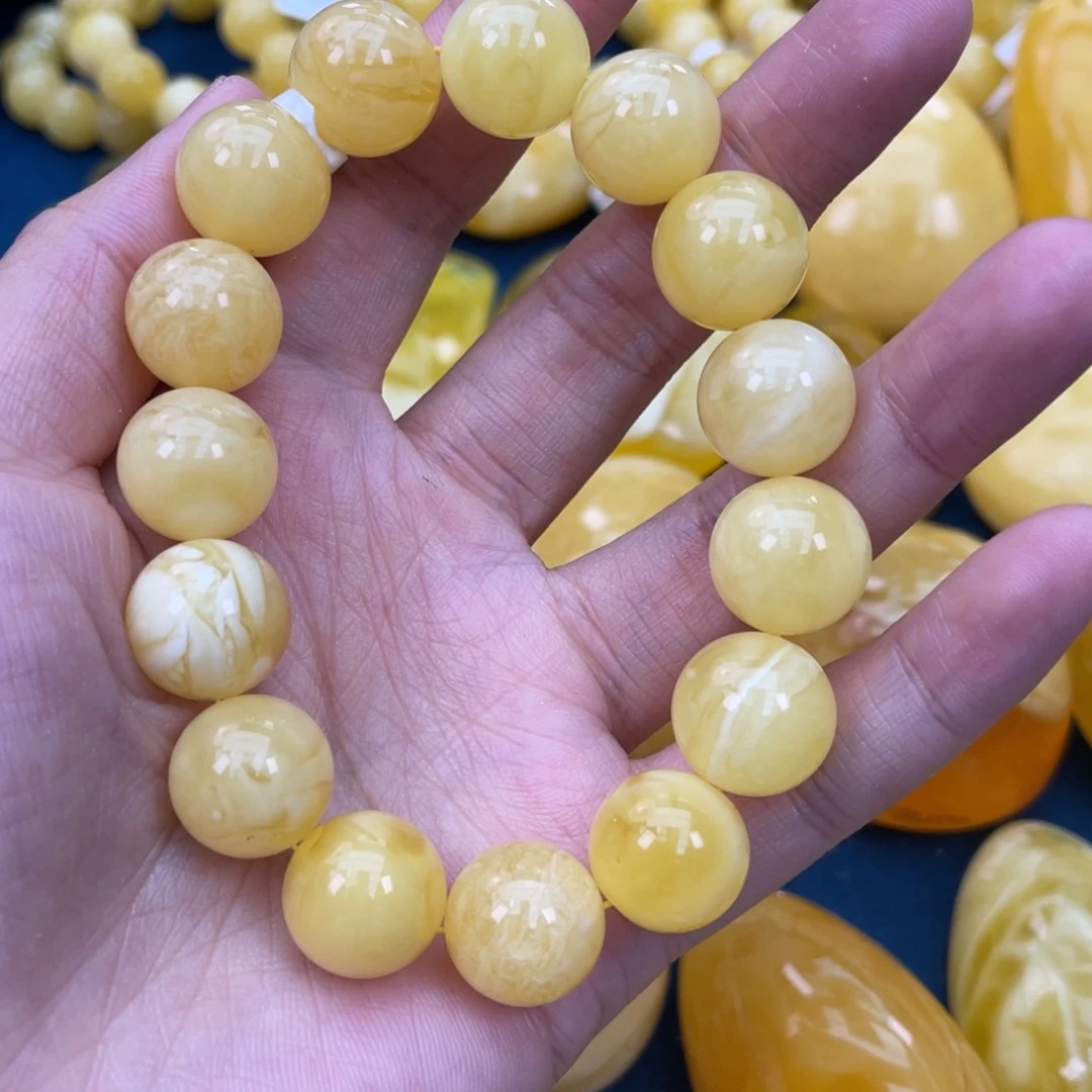 琥珀裸石未镶嵌琥珀蜜蜡w 14