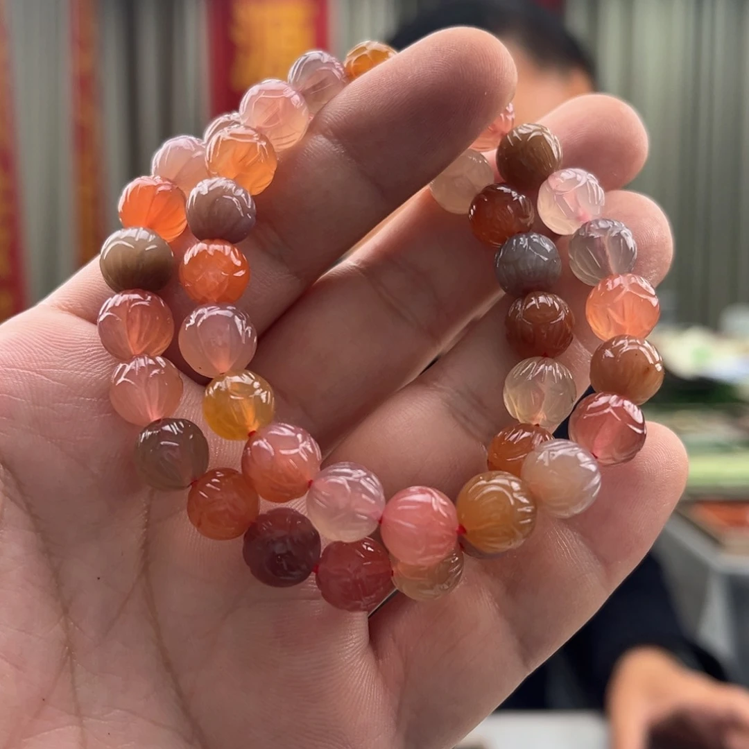 玛瑙/玉髓颈饰未镶嵌糖果手串多样性发货（拍一发一）