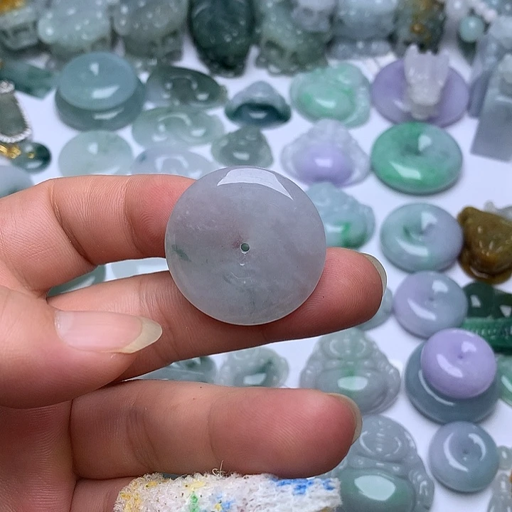 翡翠未镶嵌颈饰天然翡翠