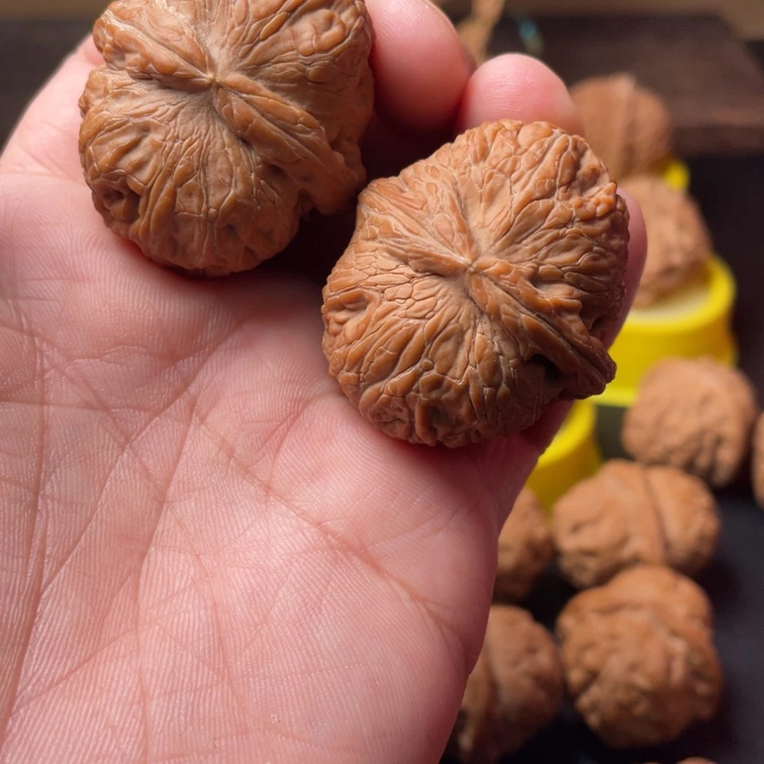 核桃白***水核农文玩核桃元宝