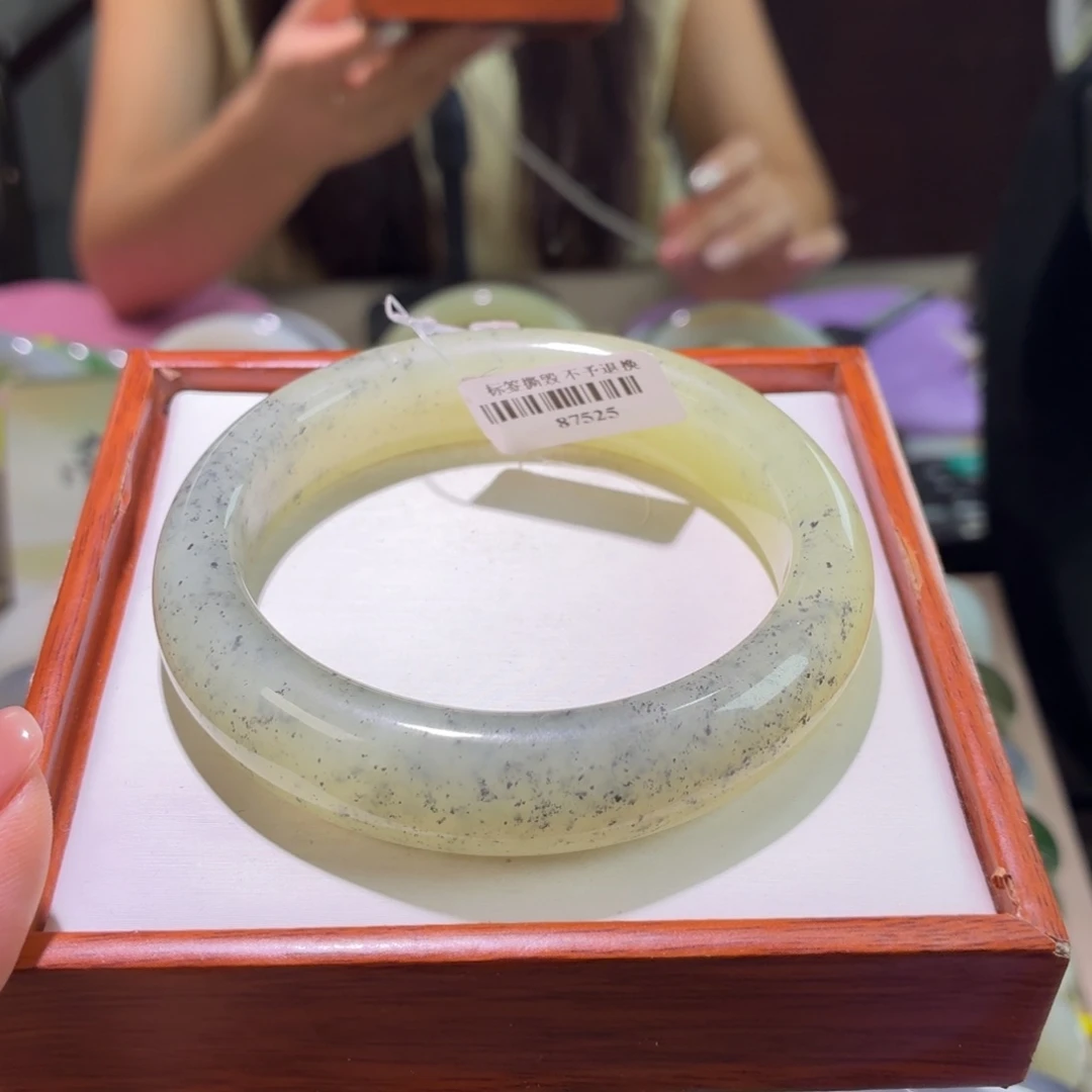 和田玉手镯未镶嵌36 58 59