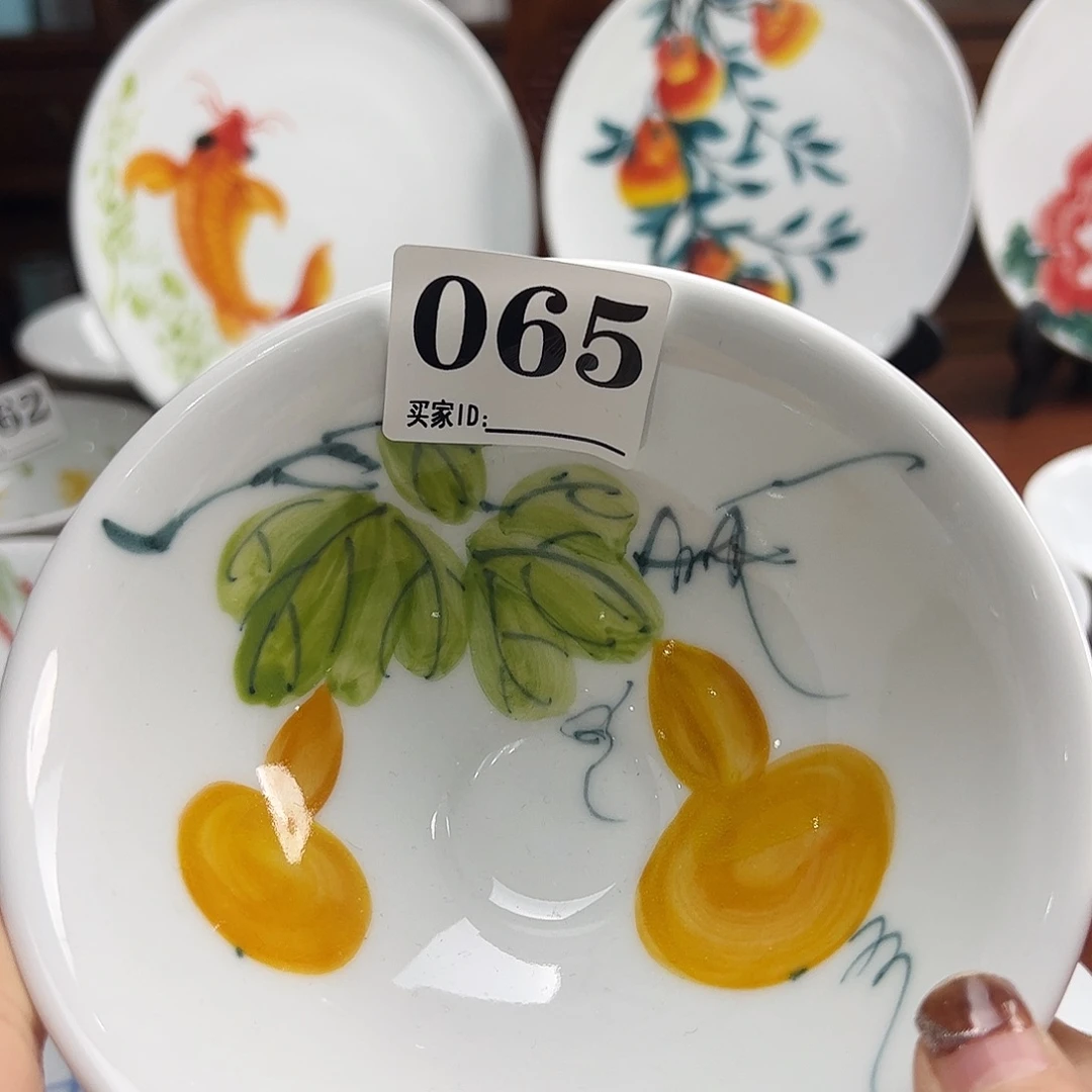 瓷片景德镇陶瓷手工手绘制作