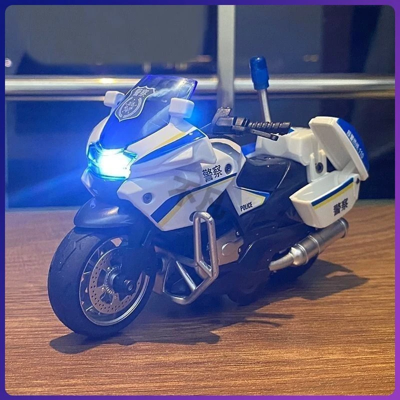 摩托车玩具男孩仿真合金机车模型赛车回力玩具车清仓汽车礼物