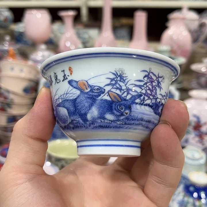 摆件/////景德镇陶瓷杯子。