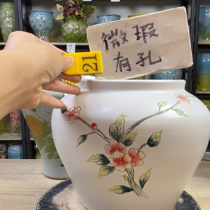 景德镇高温陶瓷花盆