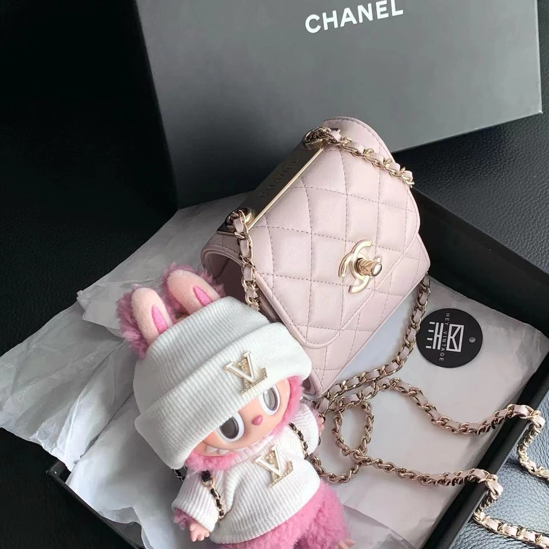 99新 Chanel/香奈儿 梦幻紫金扣mini trendy cc包 31开 14253660