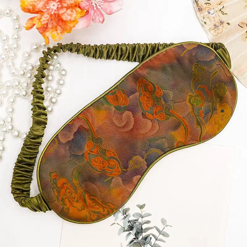 香云纱真丝眼罩