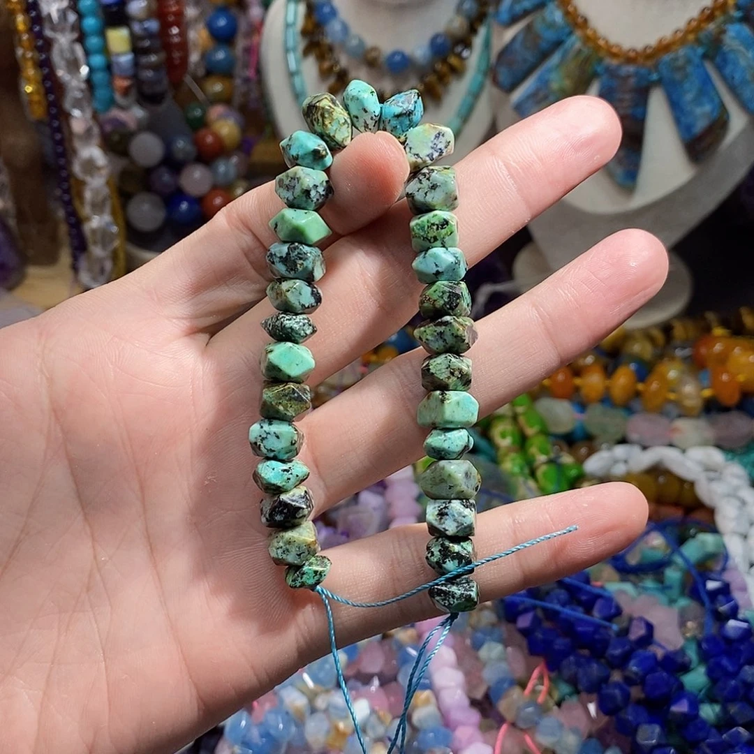石英质玉未镶嵌，非洲松冲角10mm，