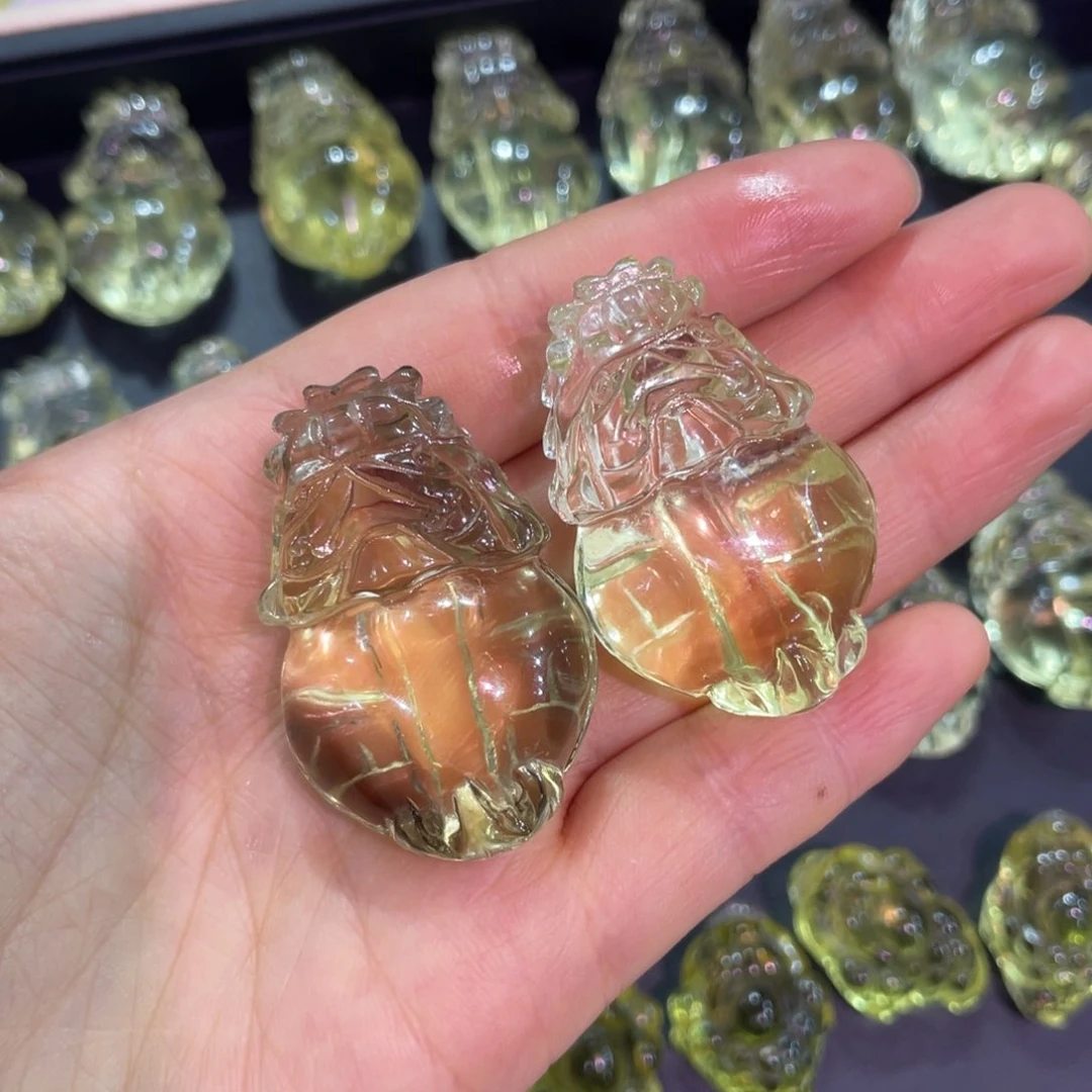 水晶摆件未镶嵌明***好吊坠