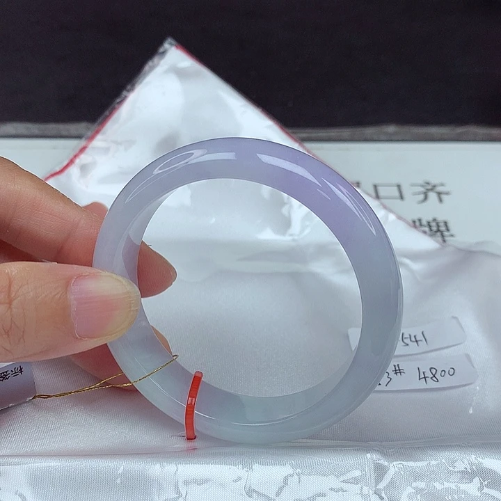 翡翠未镶嵌手镯53圈4541