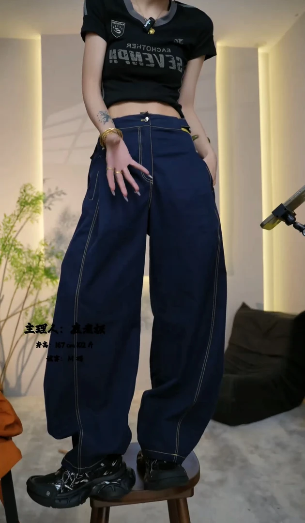 「小鹿甄选」新款时尚休闲裤长裤夏季薄款