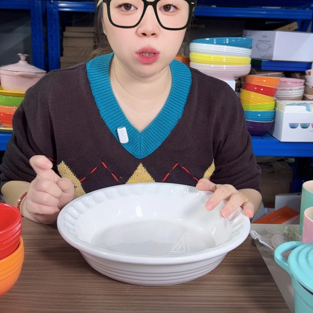 餐具白色铁塔大盘