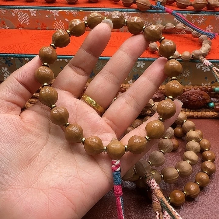 橄榄核手串/手链W****魏192-1.25蜜桃臀素串加三通