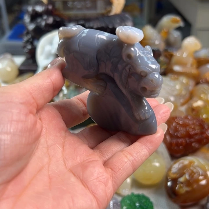 玛瑙/玉髓吊坠(不含链)未镶嵌