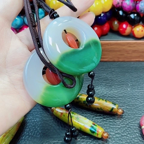 玛瑙未镶嵌手饰同心圆