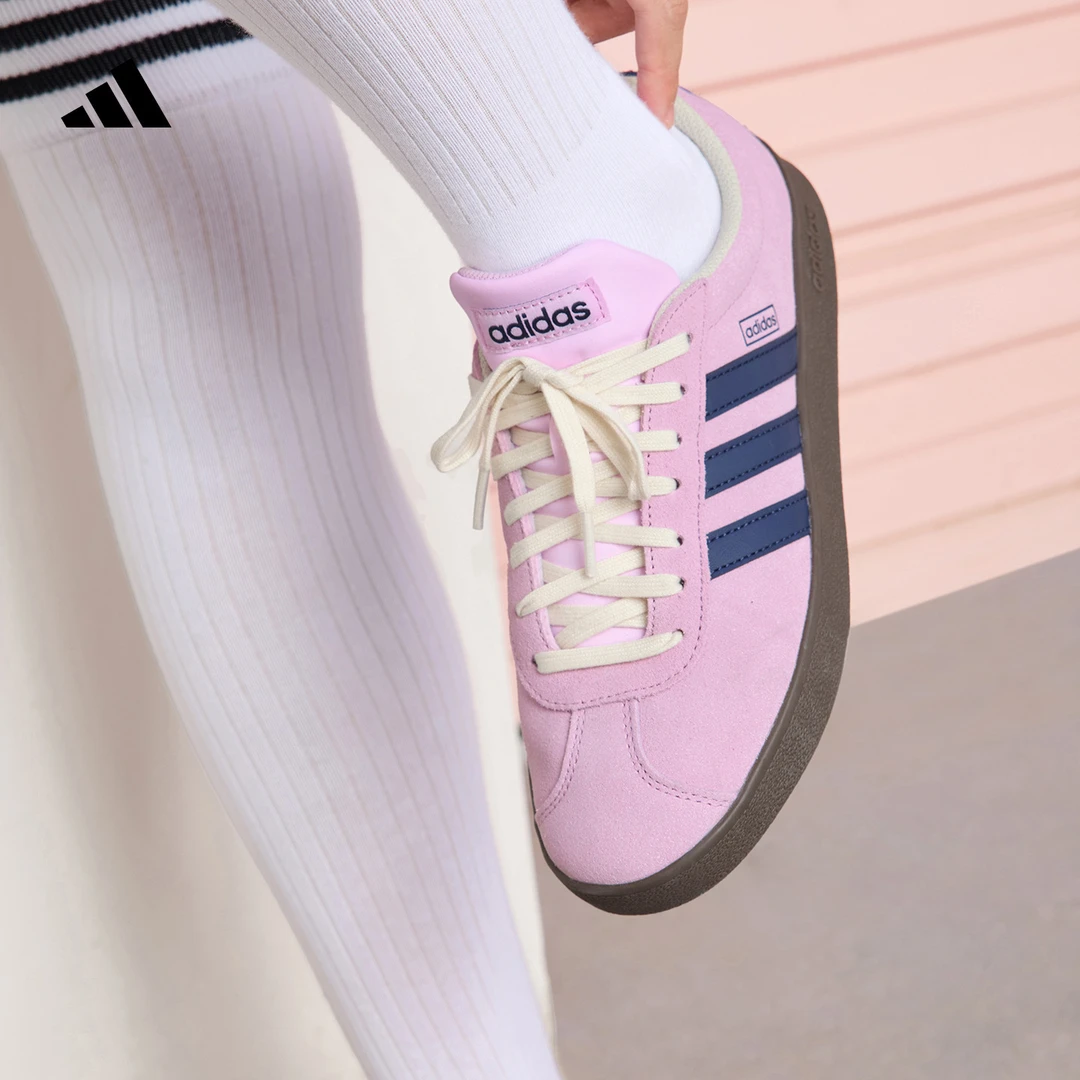 流光风 阿迪达斯 T头鞋 VL COURT 2.0复古休闲板鞋德训鞋 JR8309