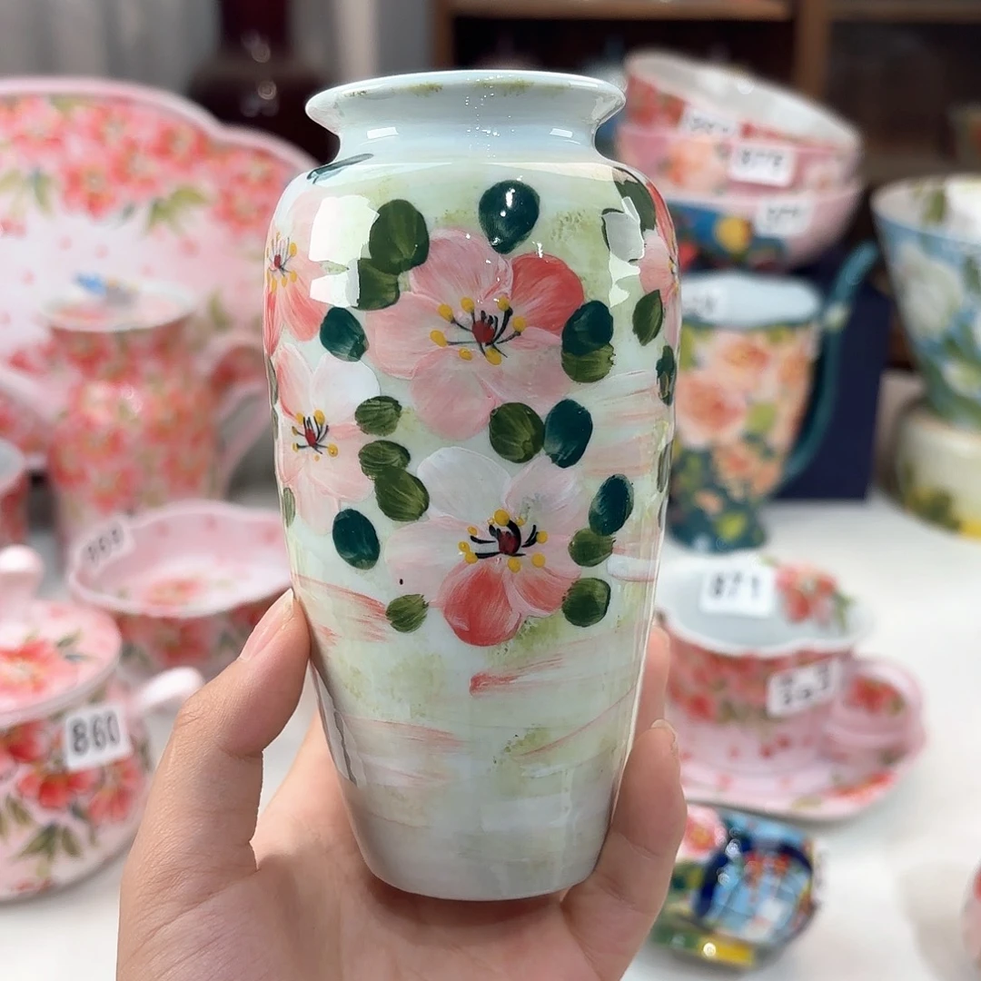 景德镇手绘高温釉下彩陶瓷茶具