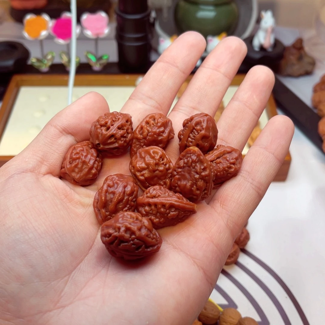 文玩核桃手串蛤蟆头