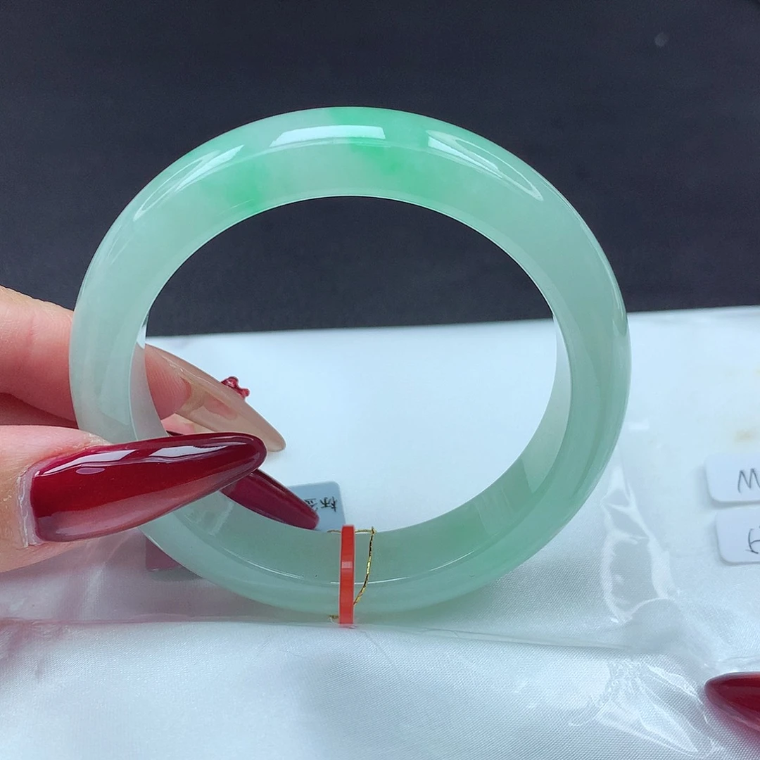 未镶嵌手镯翡翠54圈886