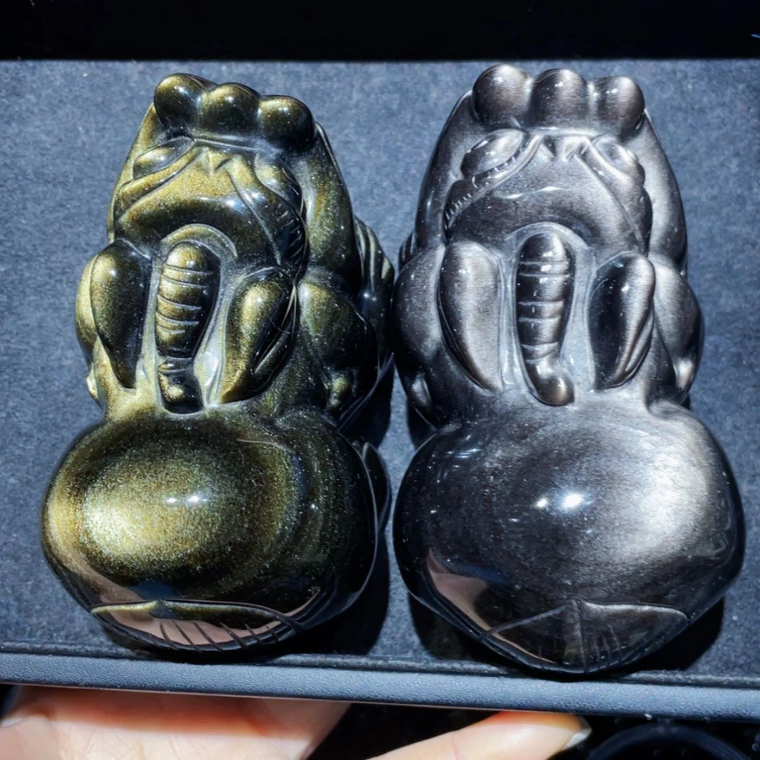 【闪购商品】黑曜岩珠宝奇石未镶嵌麦***当