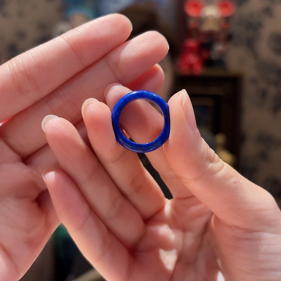 青金石戒圈未镶嵌3号