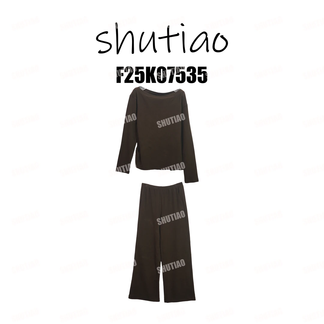 【SHUTIAO】2025冬季：新款小众设计款套装F25K07535