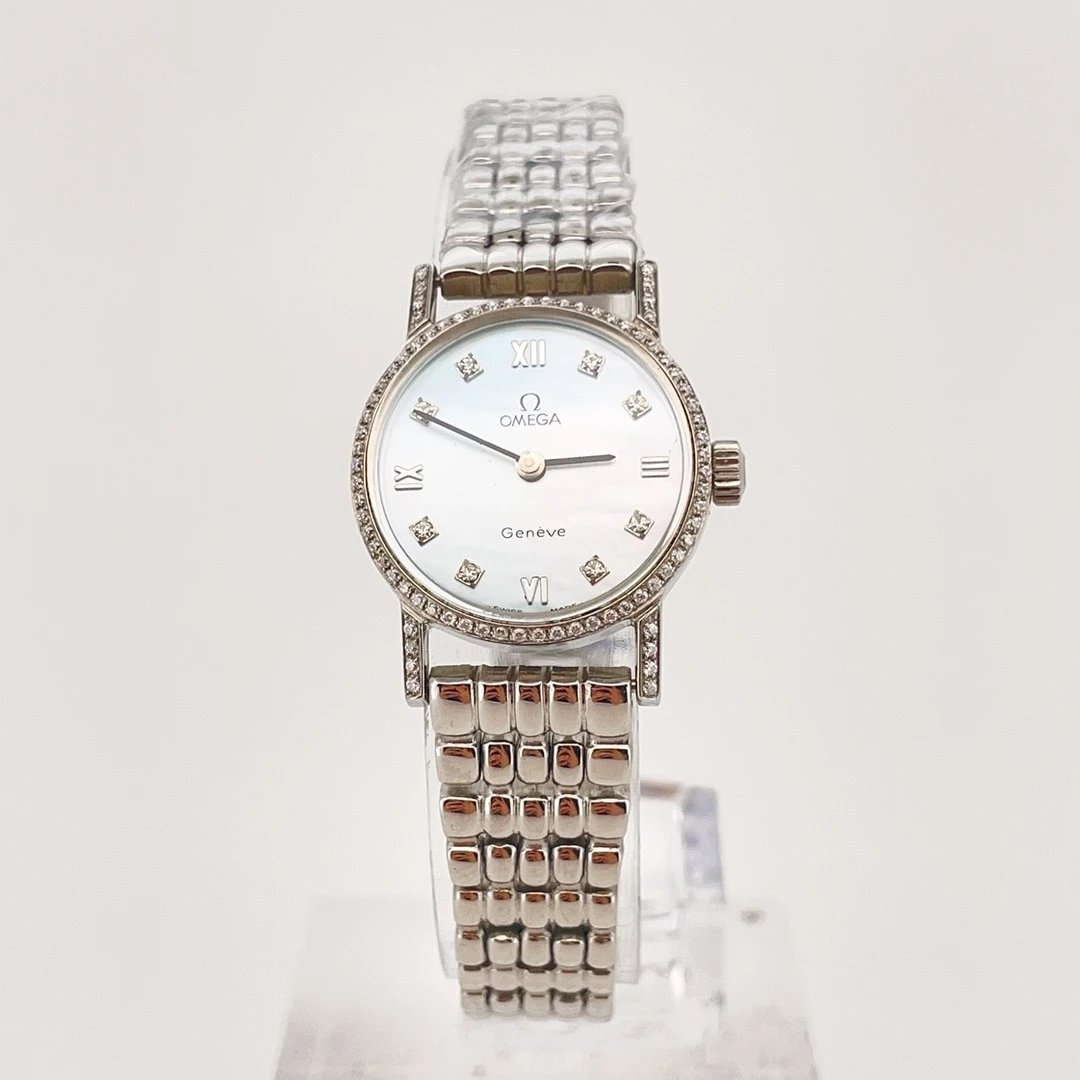 95新 Omega/欧米茄 手动机械表后钻21mm/公价32999/W12900