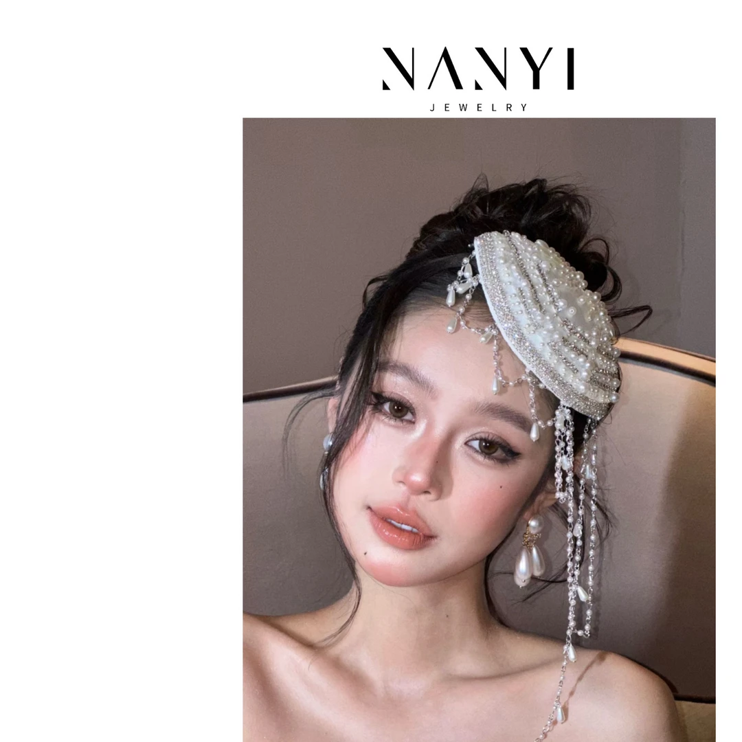 小南一｜方圆同款 红毯千金 女明星珍珠礼帽