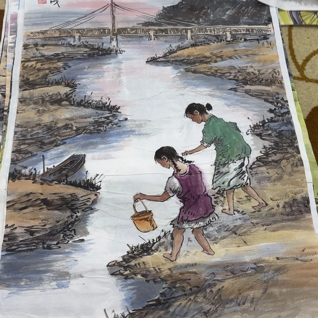 国画崔广成四尺艺