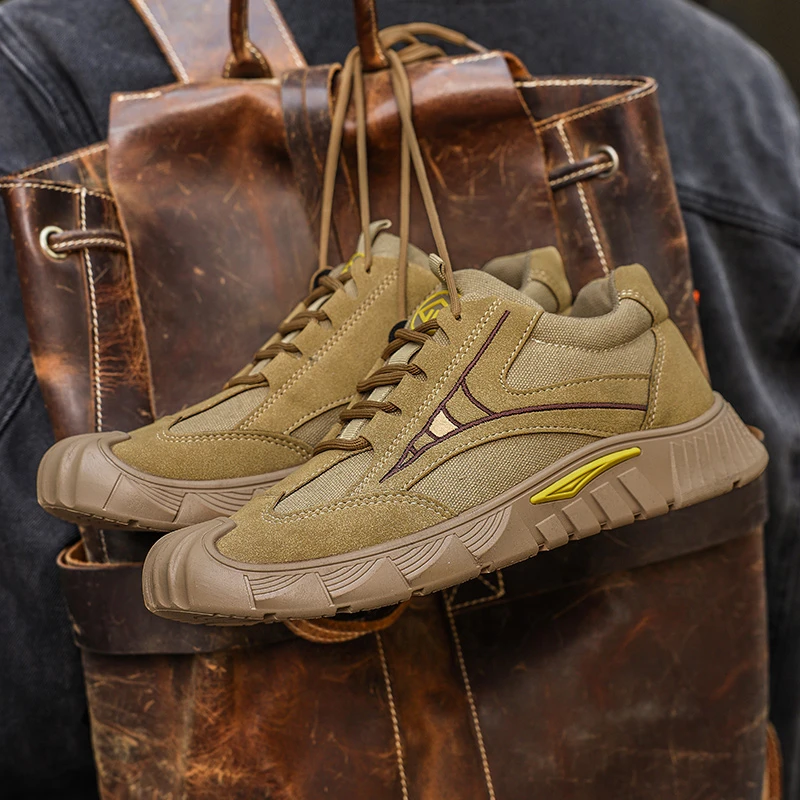 劳保鞋男鞋2025透气休闲百搭电焊工耐脏轻便工作安全鞋RS88