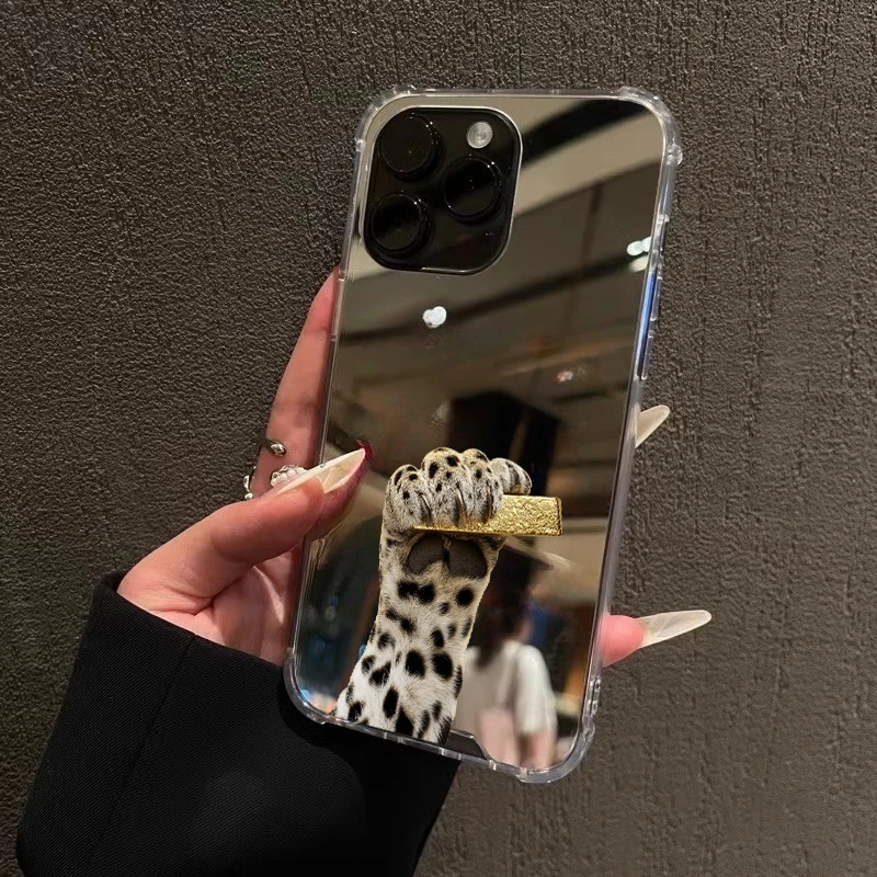 豹金砖手机壳适用iPhone16promax抓紧暴富苹果1413金钱豹17发财12
