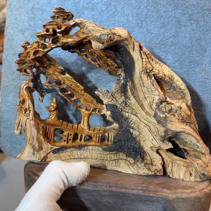 崖柏摆件手把件等