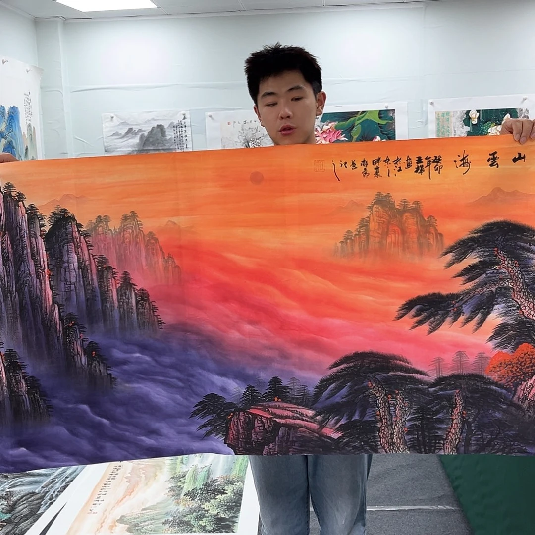 国画宣纸国画纯手绘作品