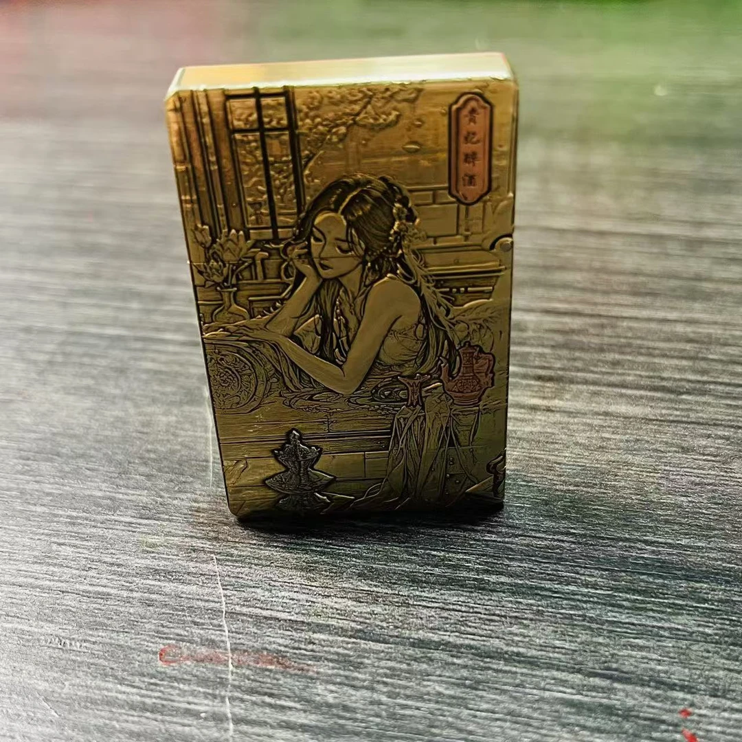 帕伽尼 黄铜 贵妃醉酒 紫铜镶嵌  3500  打火机