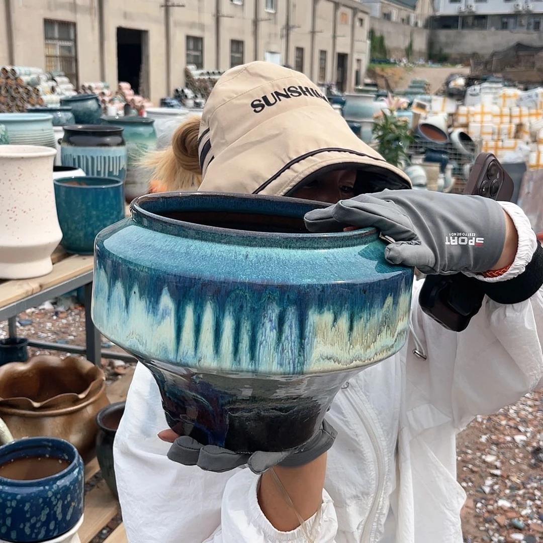 紫砂花盆王嫂花盆直播0527-福利1高20口20