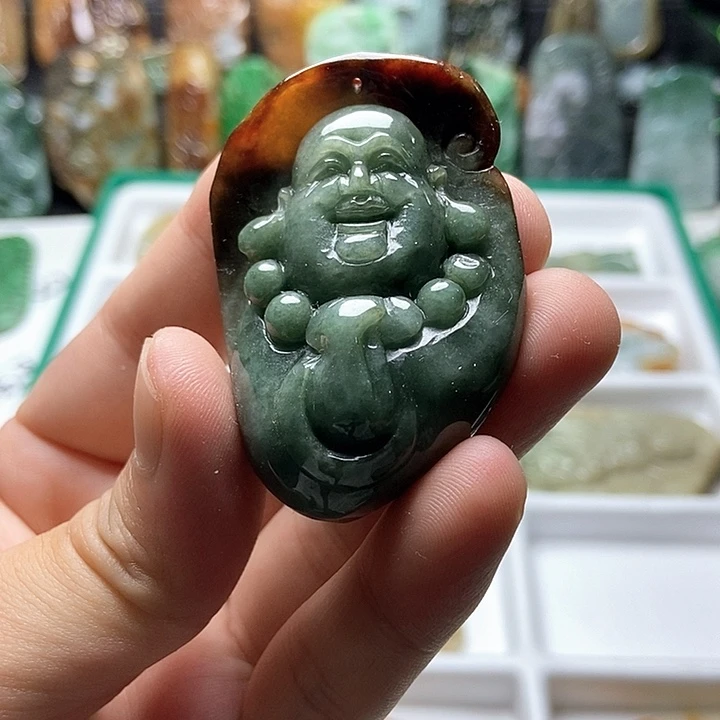 颈饰未镶嵌翡翠翡翠a货