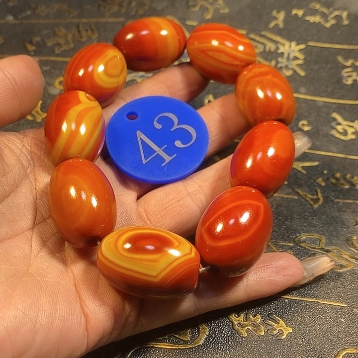 玛瑙/玉髓手链未镶嵌快***-