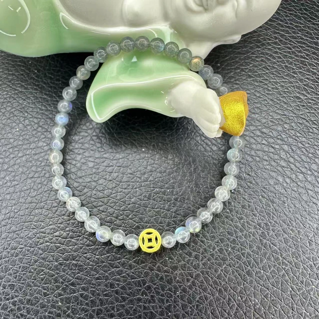 （新年礼物）天然月光石手链248